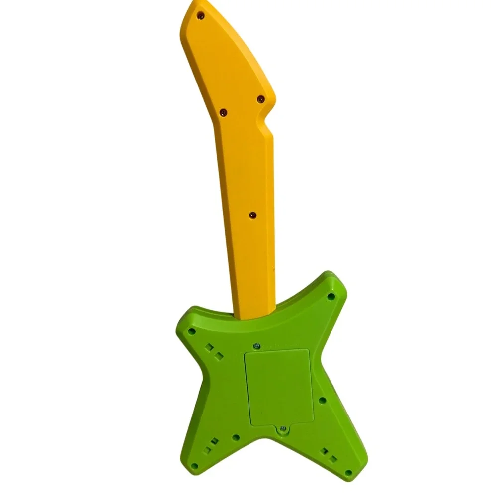 Little Tikes PopStars Electric Guitar Toy Green Yellow Light Up Musical Toddler